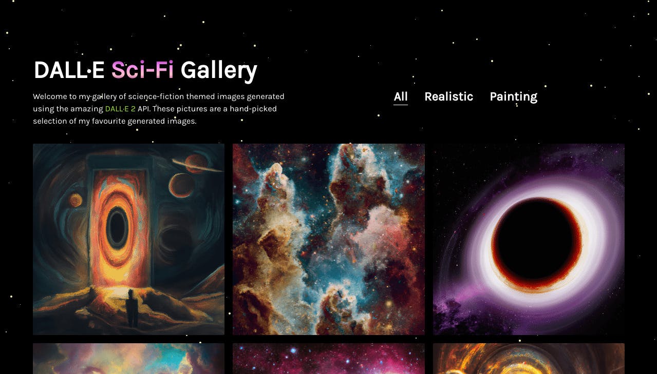 AI Space Telescope Website